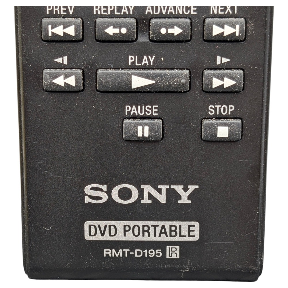 Sony Remote Control RMT-D195 Portable DVD‎ Player Controller Tested Genuine OEM - Picture 3 of 4